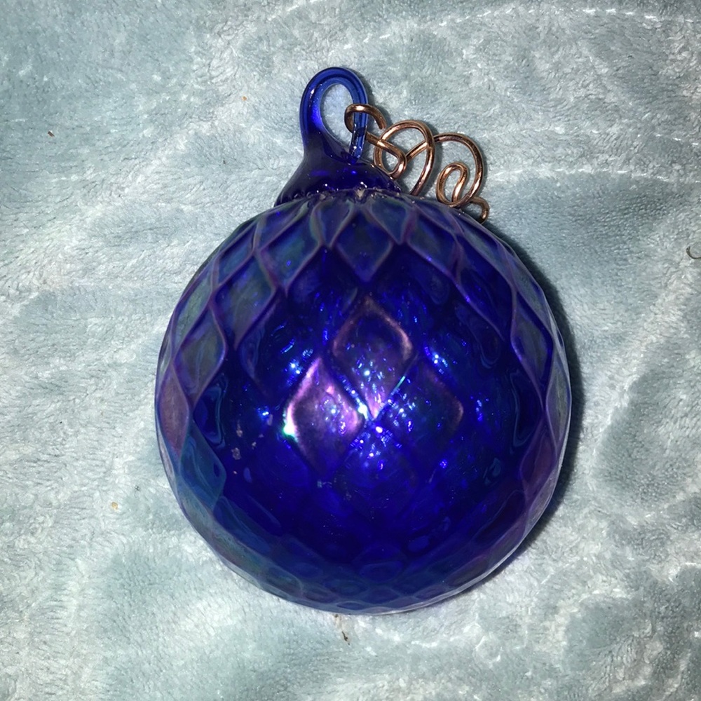 Vintage Iridescent Ornament